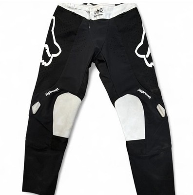Supreme Fox Moto Racing Pants SS18 Size Medium Black Motocross Dirtbike