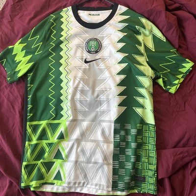 Nike Nigeria Super Eagles Naija Football Green New WITHOUT Tags XL