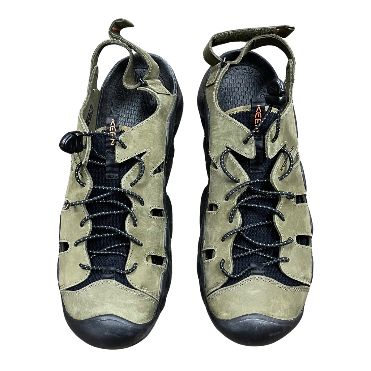 Keen Olive Green Athletic Sandal-Sneaker with White Sole Size 15 KEEN Green Sandals for Men for sale | eBay main image 3