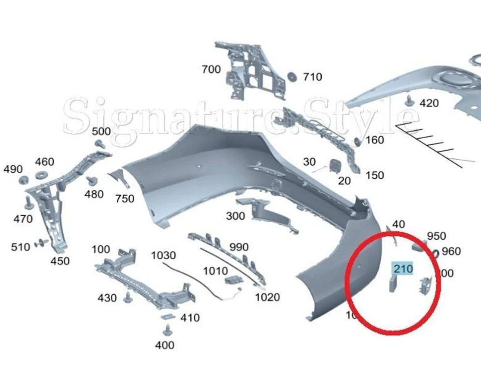 Sensore radar Mercedes-Benz S Z223 Maybach 2024 angolo cieco cambio corsia A0009054519 - Immagine 4 di 4