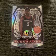 2020 Panini Prizm Draft Picks Anthony Edwards Hyper Silver Crusade