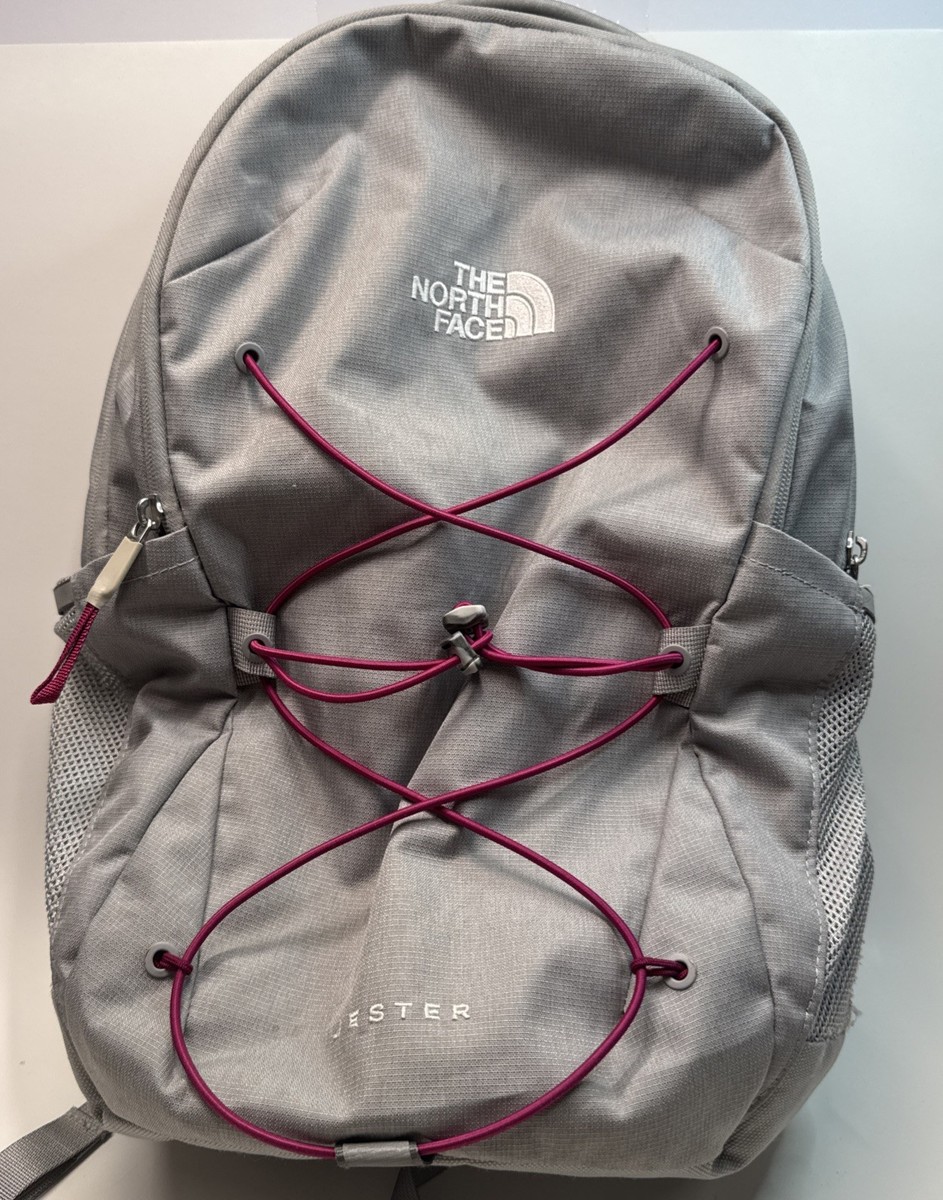 north face backpack gray and pink THE NORTH FACE Women's Jester Backpack, Grey/Pink