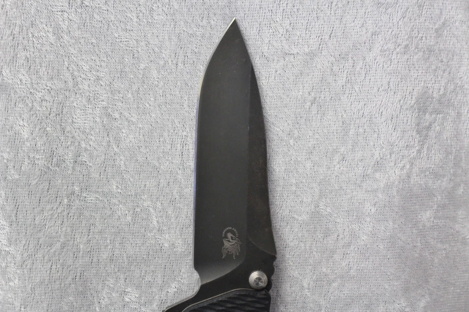 Rick Hinderer Eklipse Drop Point 3.5" M390 Blade Steel Black G10/Titanium Handle - Image 2 of 4