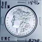 1896 BU GEM MORGAN SILVER DOLLAR UNC MS+++ U.S. MINT RARE COIN 8348