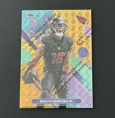Topps 2025 Finest Marvin Harrison Jr. #80 Finest Performance /50 Cardinals