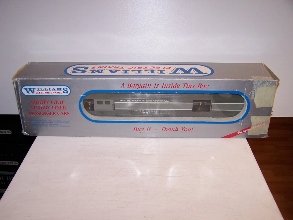 Lionel Williams K-Line Spur 0 Alu US Gepäckwagen 2540 NYC New York Central OVP - Bild 3 von 4