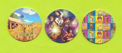 3er Set Pogs Scoubidou - McDonald's - Nr. 24, 25, 26 - 2019