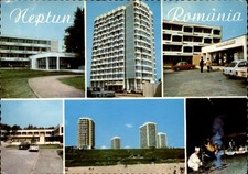 Hotels Neptun Romania vintage postcard b473