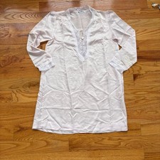Vintage Christian Dior Pink Lacy Nightgown Saks Fifth Size M