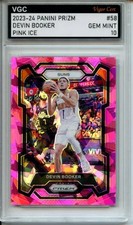 2023-24 PANINI PRIZM PINK ICE #58 DEVIN BOOKER VGC GEM MINT 10 IJ49