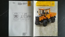 BROCHURE Tracteur Mercedes MB trac