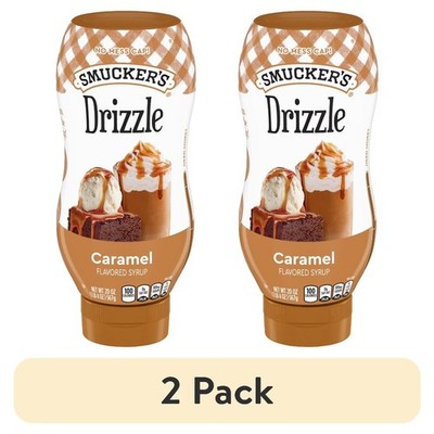 Caramel Flavored Syrup Squeeze Bottle 20 oz Twin Pack