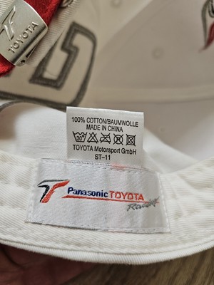 TOYOTA PANASONIC RACING VINTAGE CAP F1 TEAM TOYOTA WHITE CAP