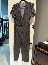 MELROSE AND MARKET V-Neck Jumpsuit - Size L