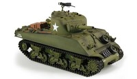 Rc Panzer 1:16 U.S. M4A3 Sherman Advanced Line Ir Bb Von Amewi