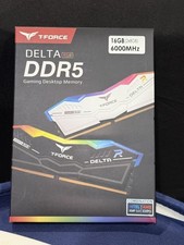 TEAMGROUP T-Force Delta RGB DDR5 Desktop Memory Kit 16GB 2x8GB 6000MHZ CL38 NEW!