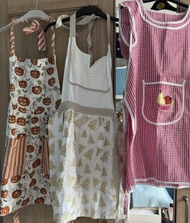 Pinafore /Aprons Vintage Style Bundle of 3 1 Tabard Style & 2 Tie Back Style.