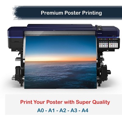 Poster Printing A0 A1 A2 A3 A4 - 240gsm Satin Paper | Self Adhesive ...