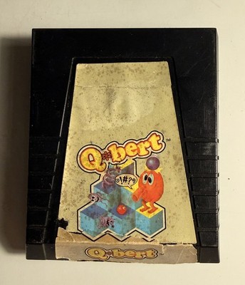 CBS Colecovision Spiel -- Qbert -- von Parker funktioniert 