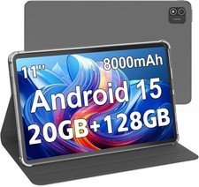11 inch Android Tablet, 20GB RAM 128GB ROM 1TB Expansion 8-Core Processor