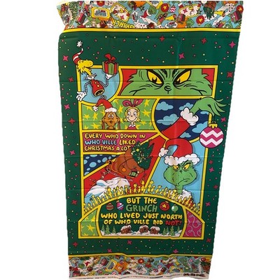 How The Grinch Stole Christmas Flight North Quilt Kit. Grinch Print Fabrics