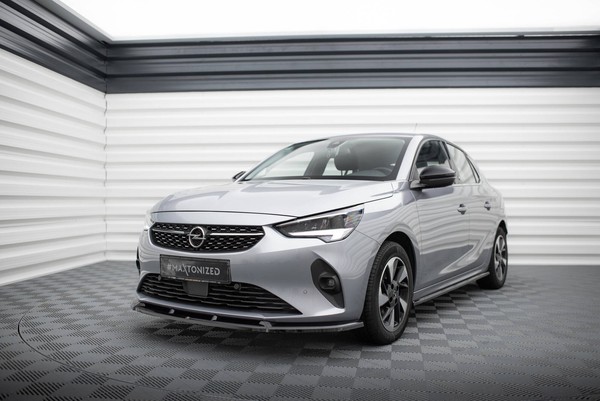 Maxton Design Frontlippe V.1 Passend FüR Opel Corsa F ( Mk6) Schwarz Hochglanz-image