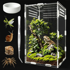 Jumping Spider Enclosure, Insect Terrarium, Bug Cage, Acrylic Terrarium for Tara