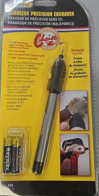 General Cordless Precision Engraver Diamond Tip 3/32'' Bit 20,000 RPM Motor #505