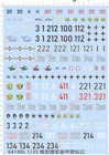 1/35  German Panzer Tank Battalion Markings Military Model Water Slide Decal