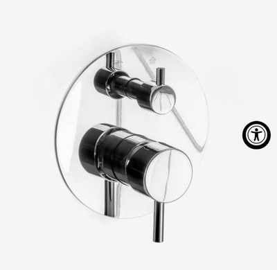 #ad #ad Bathonomy Metro 2 Way Pressure Balance Shower Mixer Wall Mount $300.00