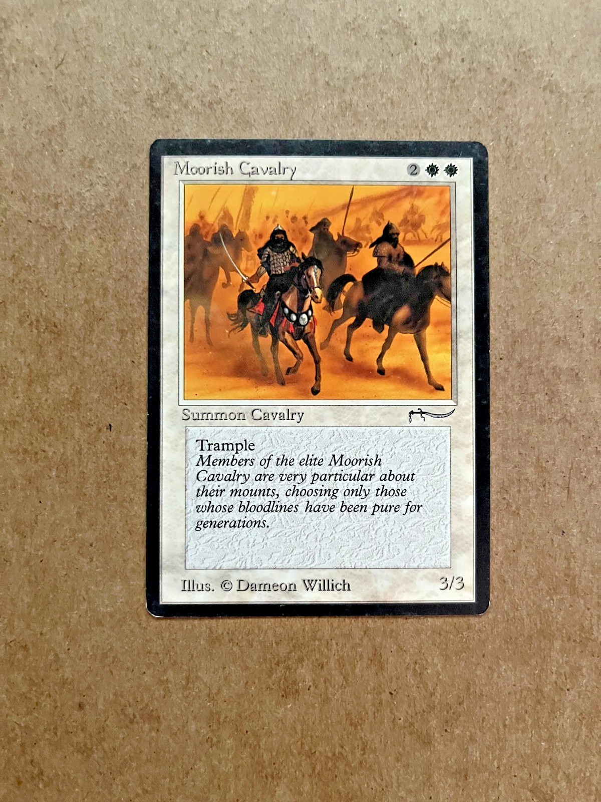 MTG Arabian Nights Moorish Cavalry (Dark)