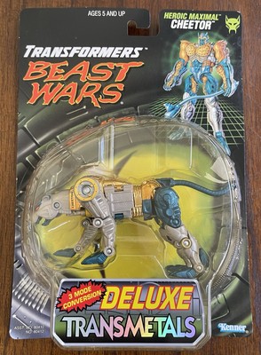 1997 Kenner Transformers Beast Wars Deluxe TransMetals CHEETOR. SEALED/MOC