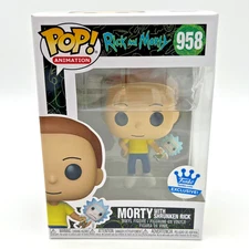 Funko POP! Animation MORTY AND SHRUNKEN RICK #958 Exclusive with Box Protector