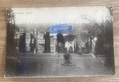 Clevedon Court Außenansicht Garten #5 verschickt 1909