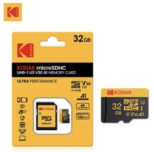 Kodak 32GB Micro SD Card UHS-I U3 V30 A1 Class 10 4K Ultra HD 
