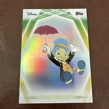 2026 Topps Disney Neon Jimmy Cricket #87 Foil Parallel Pinocchio
