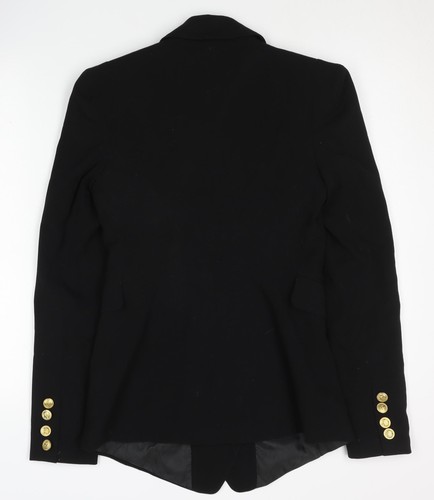VILA Women's Black Double-Breasted Blazer XS - Picture 2 of 12