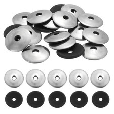 120 PCS Stainless Steel EPDM Bonded Sealing Washers 1/4x1-3/16 Inch M6.3x30mm