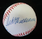 Ted Williams Single Signed Bobby Brown Baseball - PSA/DNA