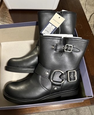Universal Thread Womens Connor Harness Buckle Ankle Boots 90511576 Black 8.5
