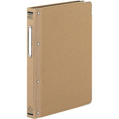 KOKUYO File Binder, Cloth Paste, B5, Vertical, with Square Metal, 26 Holes, 100