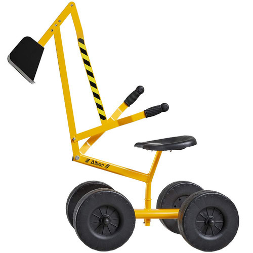 Ride On Sand Digger Excavator Toys Working Crane with 8 inches Wheels and 360...