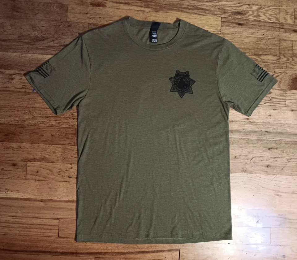 Футболка Sheriff Dept K-9 Dog Maligator НОВАЯ Belgium Malinous Hide Seek Champion - Изображение 2 из 4