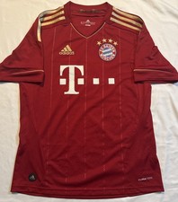 FC BAYERN MUNICH VINTAGE 2012/13 ADIDAS HOME SOCCER JERSEY Kids Youth L