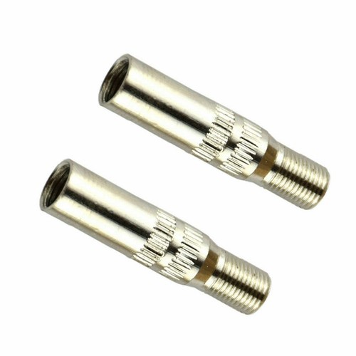 Tire Valve Stem Extensions Chrome Plated Brass for Cars and Bikes 2 Pack - Picture 7 of 7