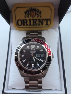 Orient Mako XL Automatic Stainless Steel Men's Watch Diver , Black /Red - Image 1 of 4