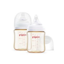 Pigeon Wide Neck Nursing Baby Bottle Anti-Colic 5.4 Oz 2 Pack