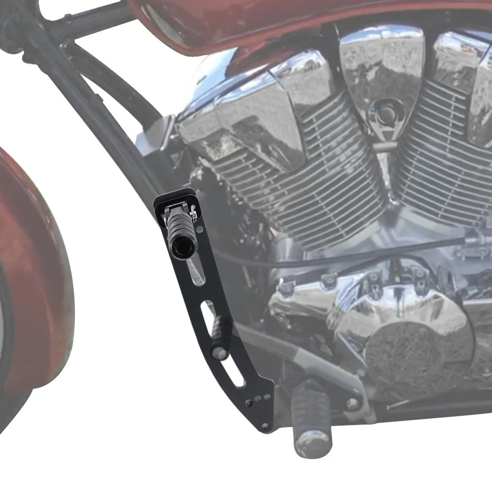 适合本田 VT13CX Fury 2010 - 2024 可调公路骑手脚钉安装套件 — 第 2/4 张图片