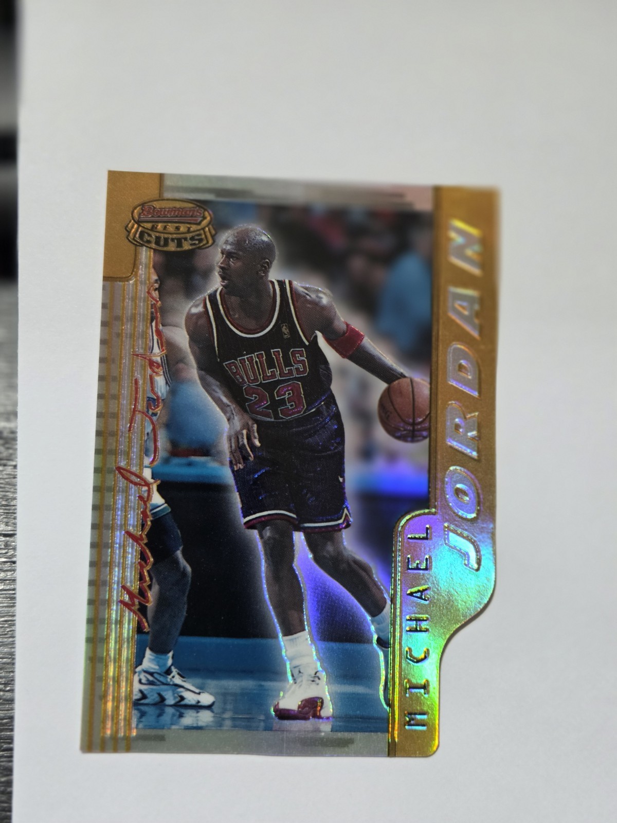 1996-1997 Bowman’s Best Michael Jordan Best Cuts BC2 Refractor
