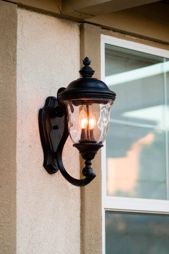 Maxim Carriage House 20" High Upbridge Arm Outdoor Wall Light - Picture 5 of 9